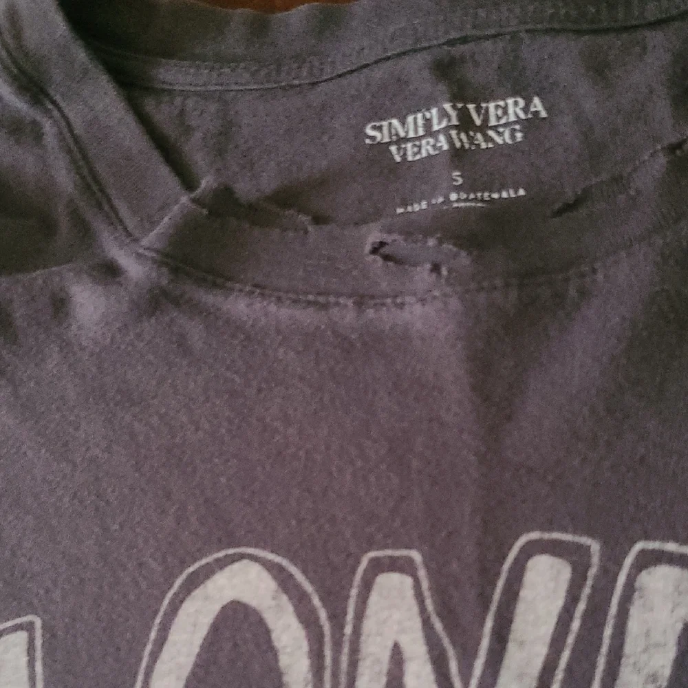 Simply Vera Vera Wang Grey Blondie Womens Tank Top - Picture 6 of 8